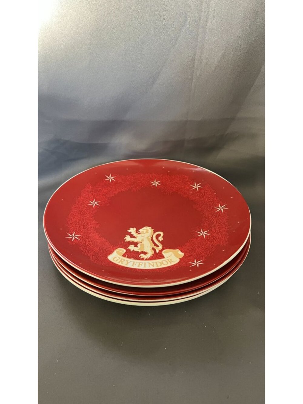 Harry Potter Gryffindor House Red Plates Set Of 4 Made By Seven20